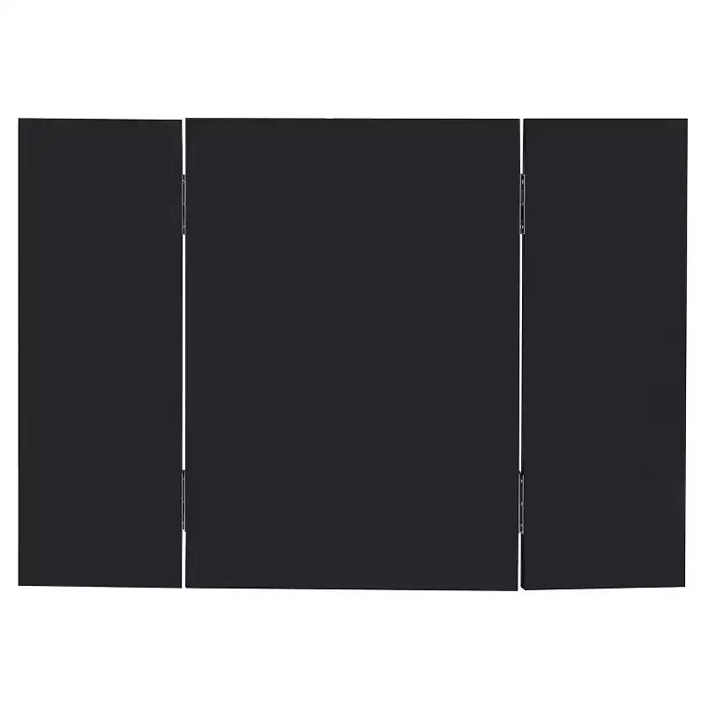 Rectangle Vanity Bathroom Mirror, Freestanding, Clear Glass with Mirrored Border, No Assembly Required