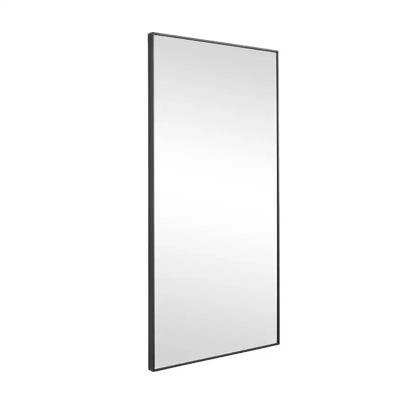 Wood Wall Mirror with Thin Frame