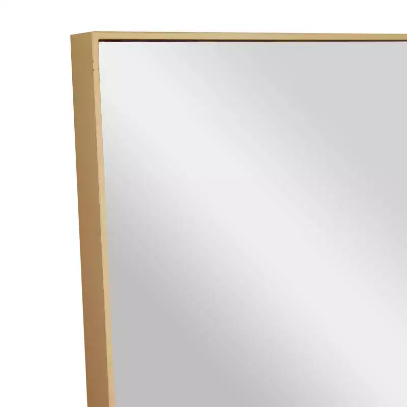 Wood Wall Mirror with Thin Frame