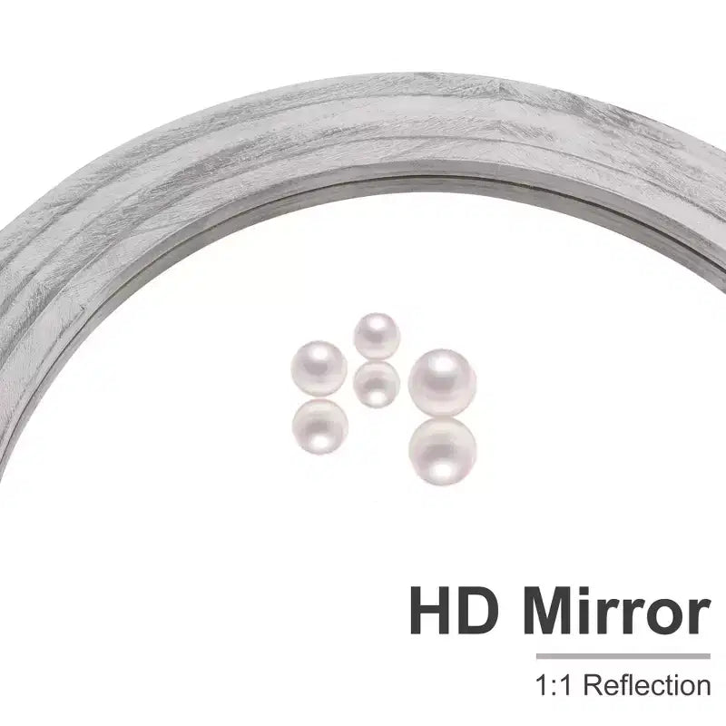 Arched Solid Wood Full Length Mirror, Staircase Frame Design, Charcoal Baked Finish